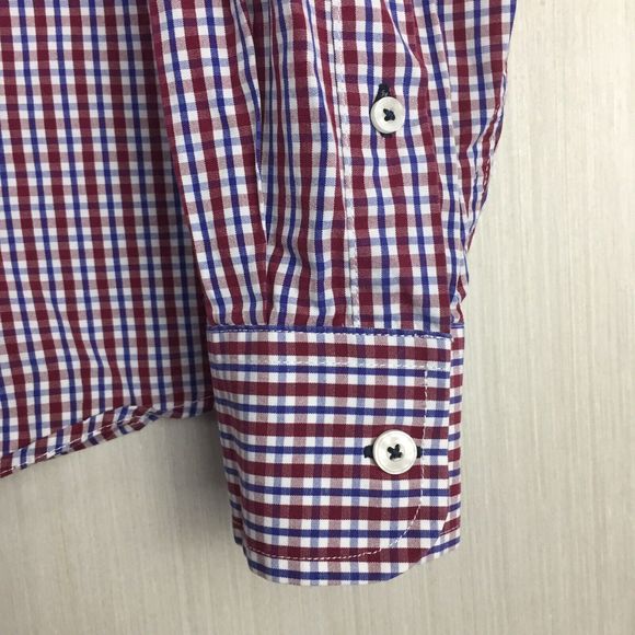 UNTUCKit Men Office Plaid Button Up Long Sleeve Shirt Cotton XL Extra Large - Picture 4 of 12